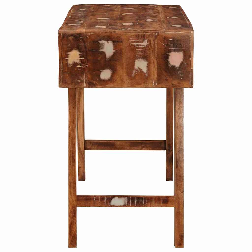 vidaXL Dressing Table Brown 90 x 76 x 45 cm Solid Reclaim Wood