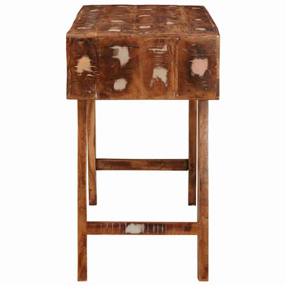 vidaXL Dressing Table Brown 90 x 76 x 45 cm Solid Reclaim Wood