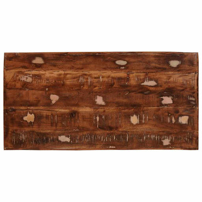 vidaXL Dressing Table Brown 90 x 76 x 45 cm Solid Reclaim Wood