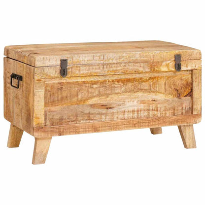 vidaXL Storage Box with Storage 70 x 35 x 40 cm Solid mango wood