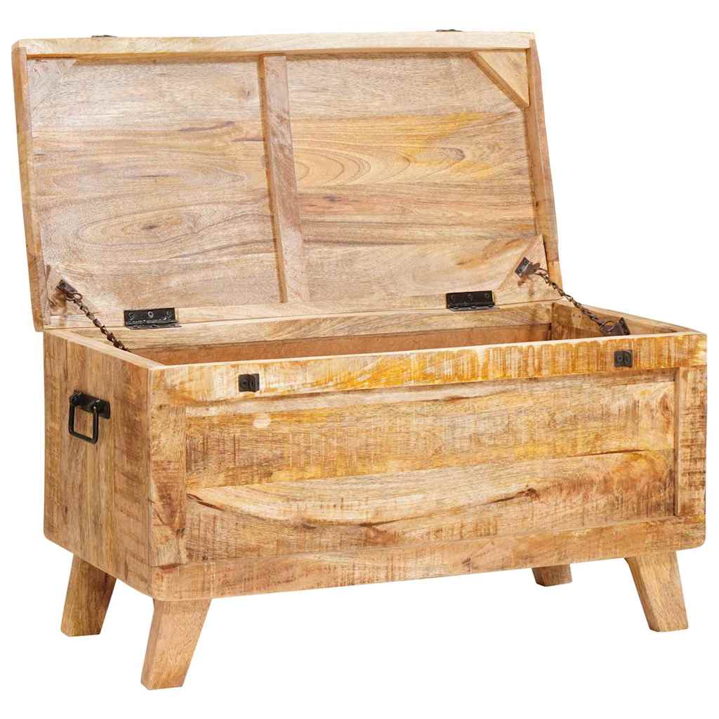vidaXL Storage Box with Storage 70 x 35 x 40 cm Solid mango wood