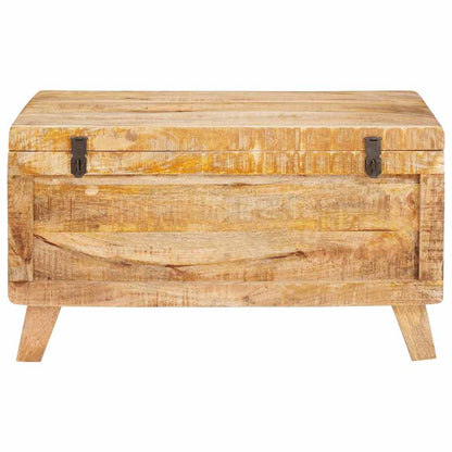 vidaXL Storage Box with Storage 70 x 35 x 40 cm Solid mango wood
