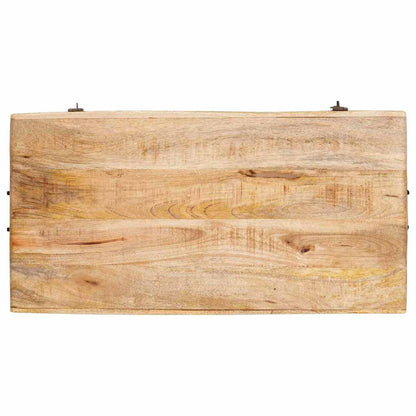 vidaXL Storage Box with Storage 70 x 35 x 40 cm Solid mango wood
