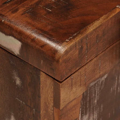 vidaXL Storage Box with Storage 70 x 35 x 40 cm Solid reclaimed wood