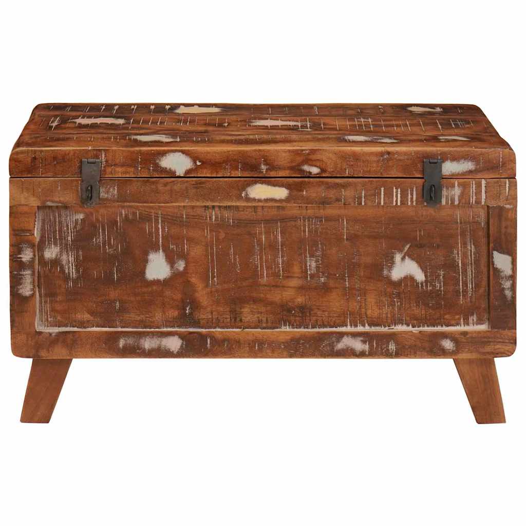 vidaXL Storage Box with Storage 70 x 35 x 40 cm Solid reclaimed wood