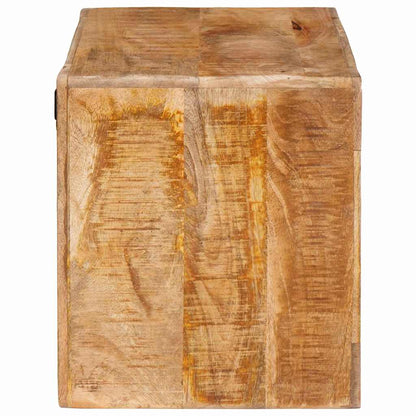 vidaXL Wine Rack with Storage Brown 44 x 30 x 35 cm Solid Mango Wood