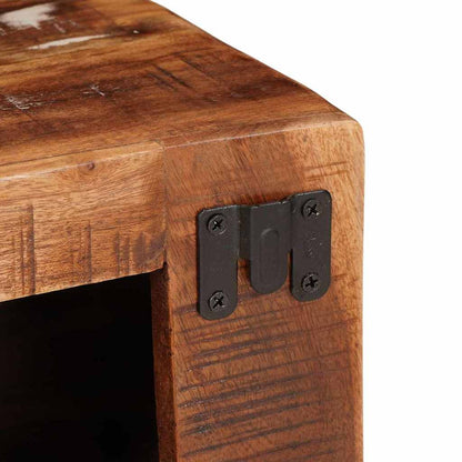vidaXL Wine Rack with Storage Brown 44 x 30 x 35 cm Solid Reclaim Wood