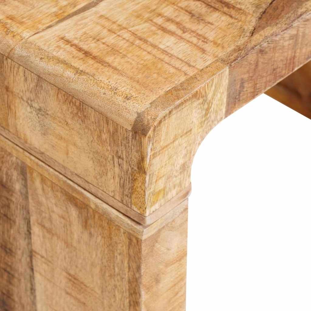 vidaXL End Table Brown 60 x 35 x 46 cm Solid Mango Wood
