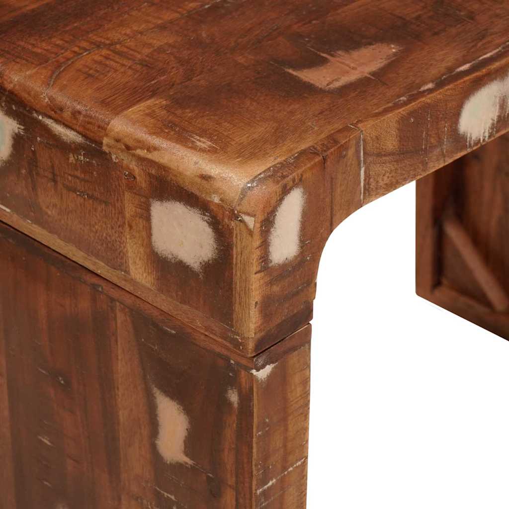 vidaXL End Table 60 x 35 x 45 cm Solid reclaimed wood