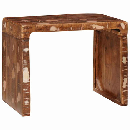 vidaXL End Table 60 x 35 x 45 cm Solid reclaimed wood