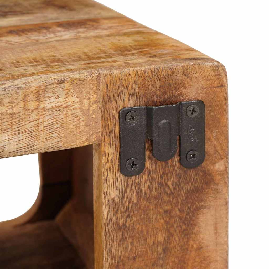 vidaXL Bedside Table 2 pcs Brown 45 x 30 x 24 cm Solid Mango Wood