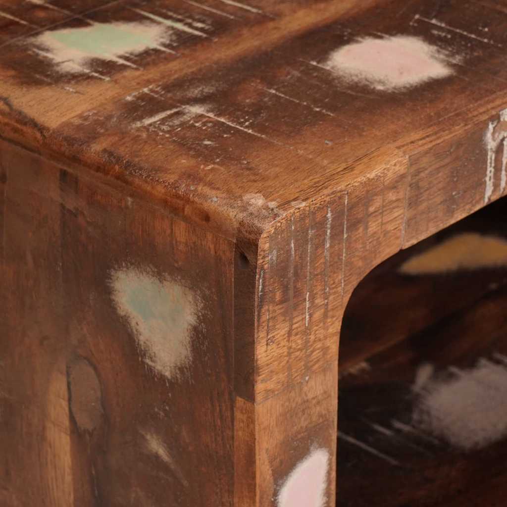 vidaXL Bedside Table 2 pcs Brown 45 x 30 x 24 cm Solid Reclaim Wood