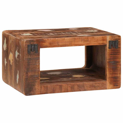 vidaXL Bedside Table 2 pcs Brown 45 x 30 x 24 cm Solid Reclaim Wood