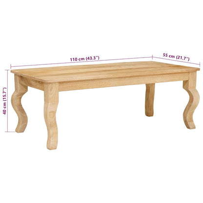vidaXL Coffee Table Brown 110 x 55 x 40 cm Solid Mango Wood