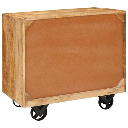vidaXL Side Cabinet with Drawer Brown 70 x 38 x 63 cm Solid mango wood