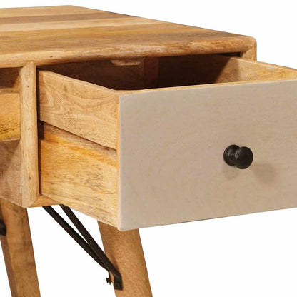 vidaXL Writing Desk Brown 110 x 55 x 76 cm Solid Mango Wood