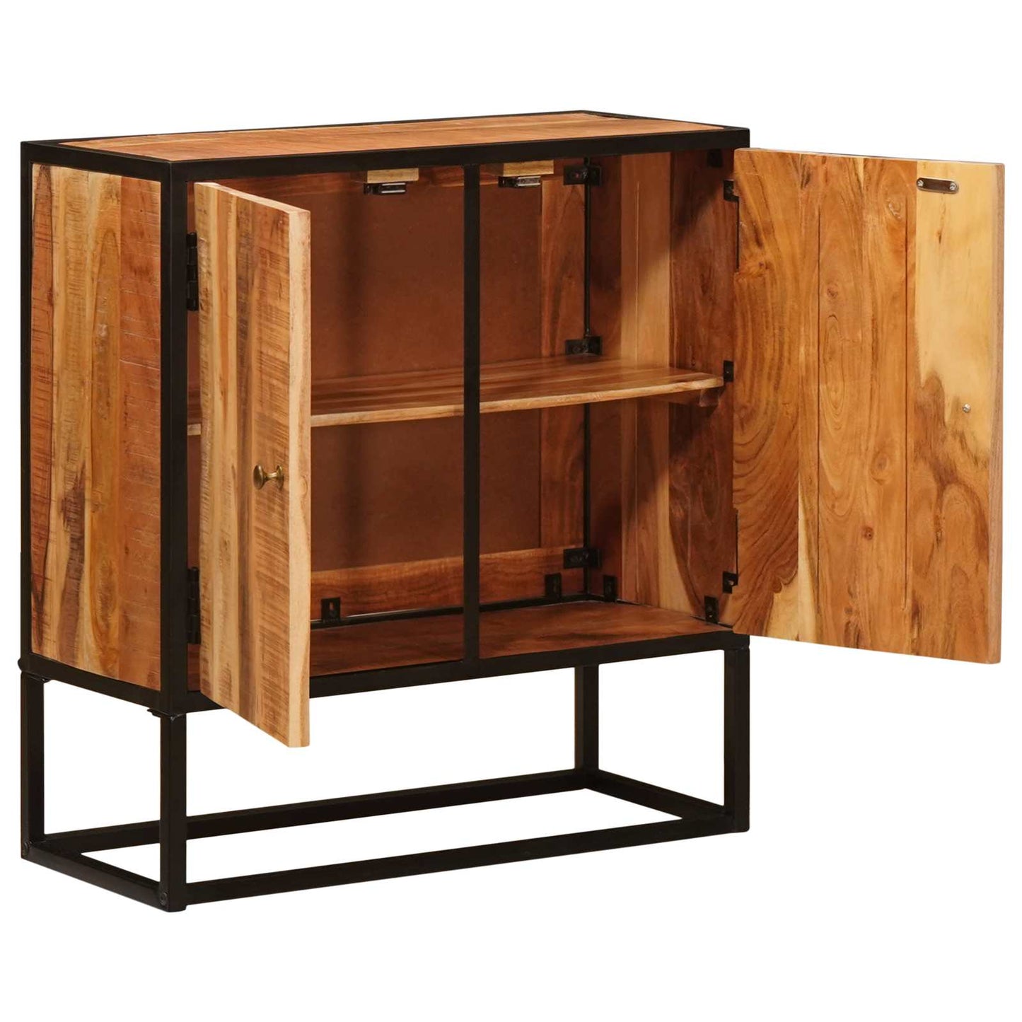 vidaXL Sideboard Beta Natural 70 x 30 x 75 cm Solid Acacia Wood