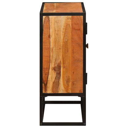 vidaXL Sideboard Beta Natural 70 x 30 x 75 cm Solid Acacia Wood