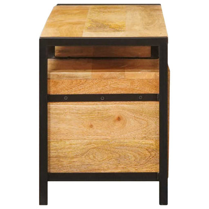 vidaXL Storage Cabinets Brown 110 x 30 x 40 cm Solid Mango Wood