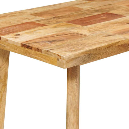 vidaXL Dinning Table Natural 100 x 55 x 75 cm Solid Mango Wood