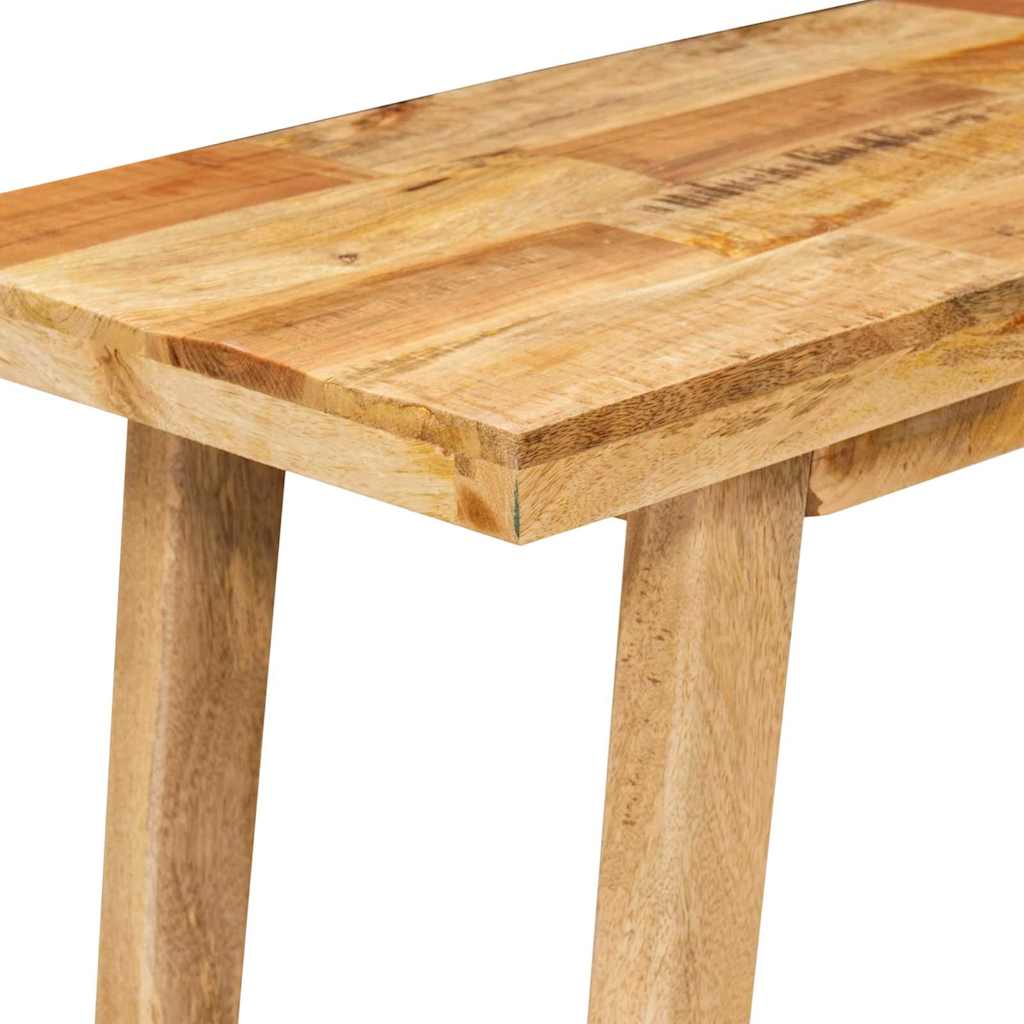 vidaXL Dinning Table Natural 100 x 35 x 75 cm Solid Mango Wood