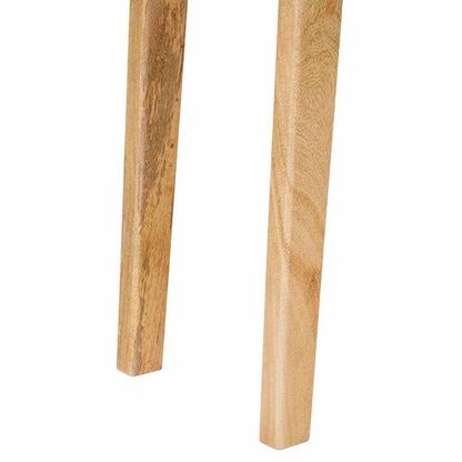 vidaXL Dinning Table Natural 100 x 35 x 75 cm Solid Mango Wood