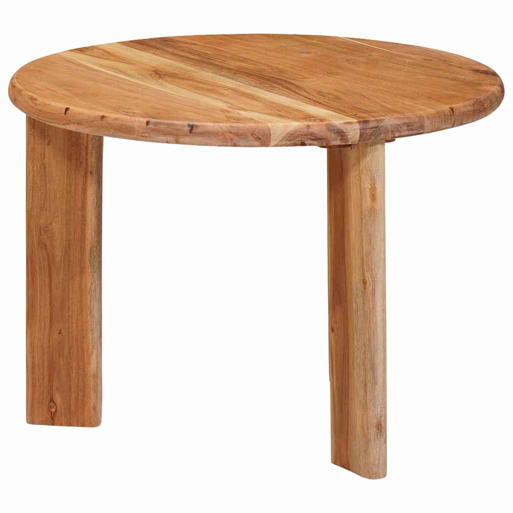 vidaXL Nesting Coffee Tables 2 pcs Brown Solid Acacia Wood