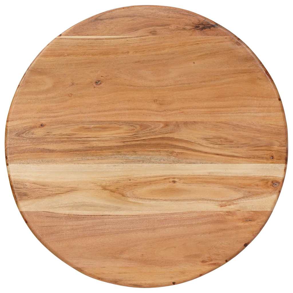 vidaXL Nesting Coffee Tables 2 pcs Brown Solid Acacia Wood