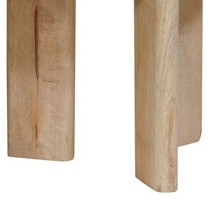 vidaXL Nesting Coffee Tables 2 pcs Black Solid Mango Wood