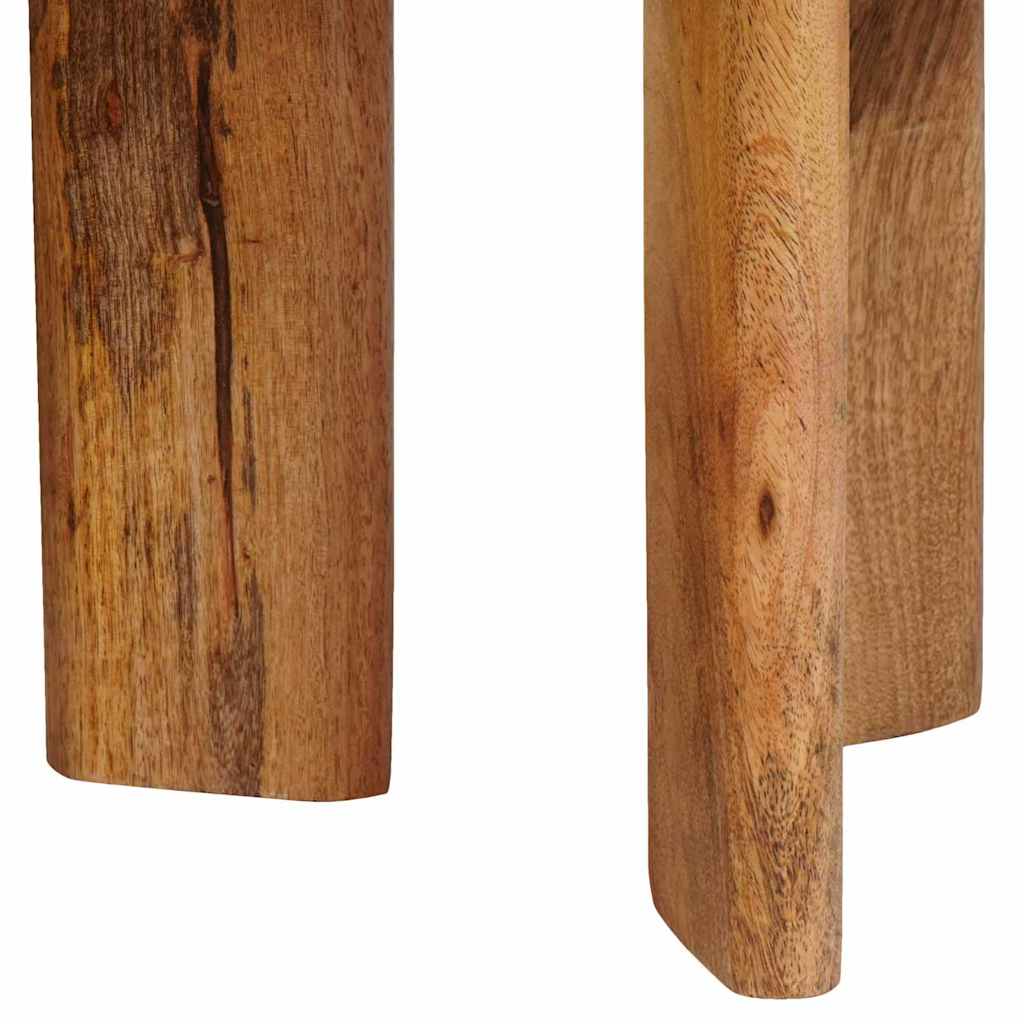 vidaXL Nesting Coffee Tables 3 pcs Brown Solid Mango Wood