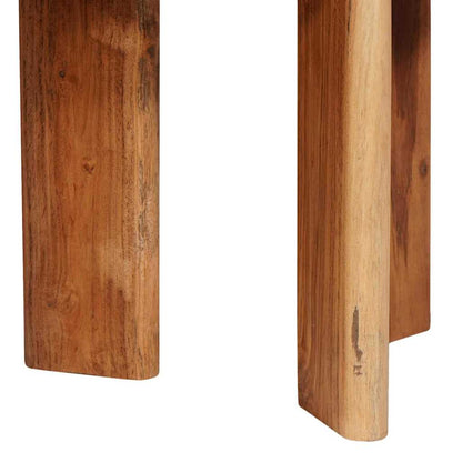 vidaXL Nesting Coffee Tables 3 pcs Brown Solid Acacia Wood
