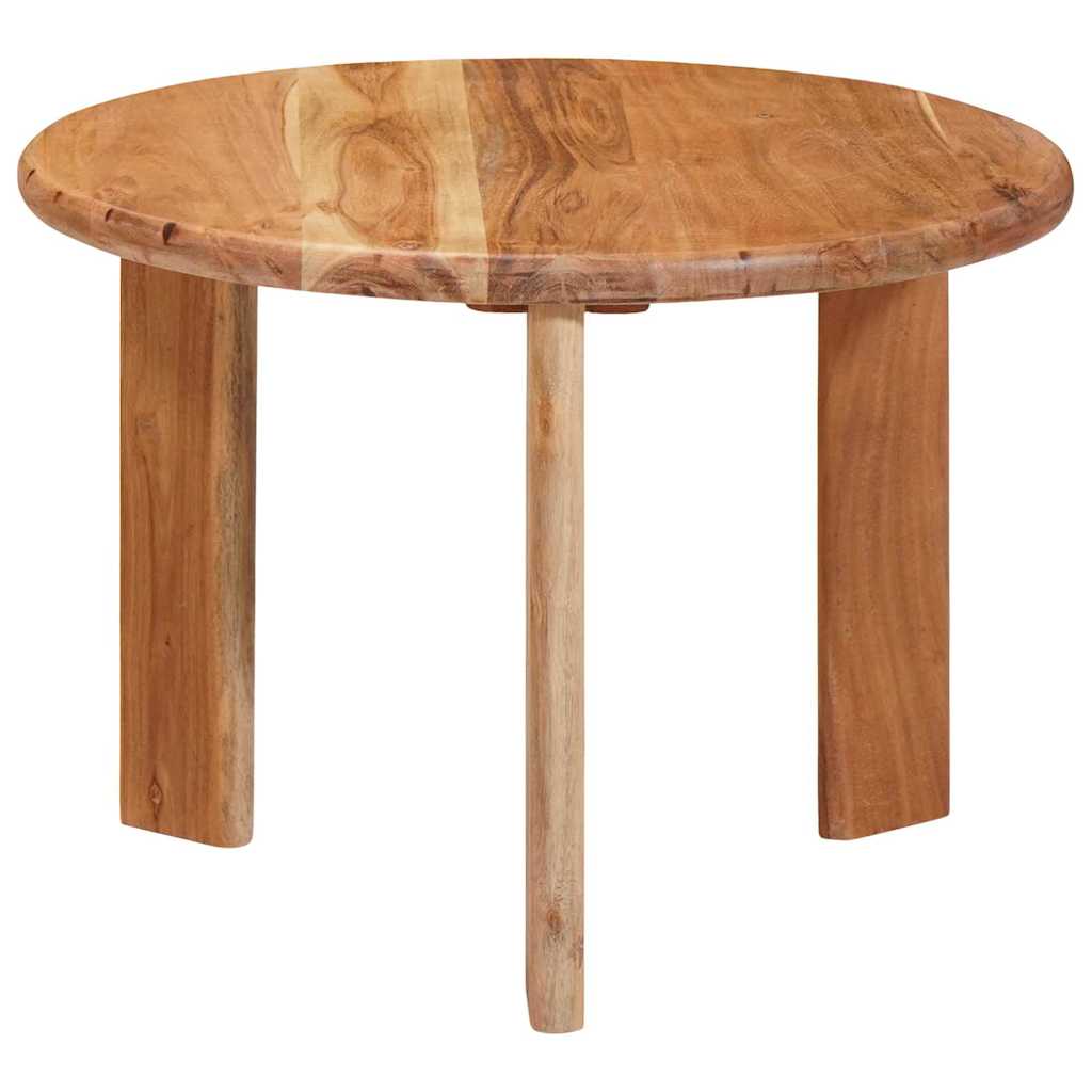 vidaXL Nesting Coffee Tables 3 pcs Brown Solid Acacia Wood