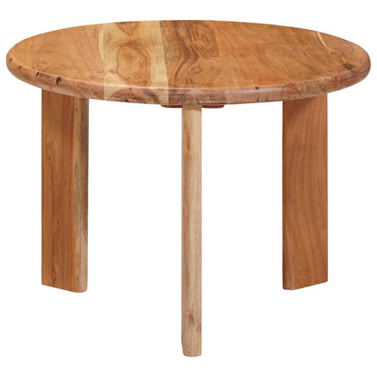 vidaXL Nesting Coffee Tables 3 pcs Brown Solid Acacia Wood