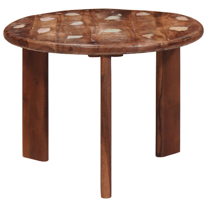 vidaXL Nesting Coffee Tables 3 pcs Multicolour Solid Reclaimed Wood