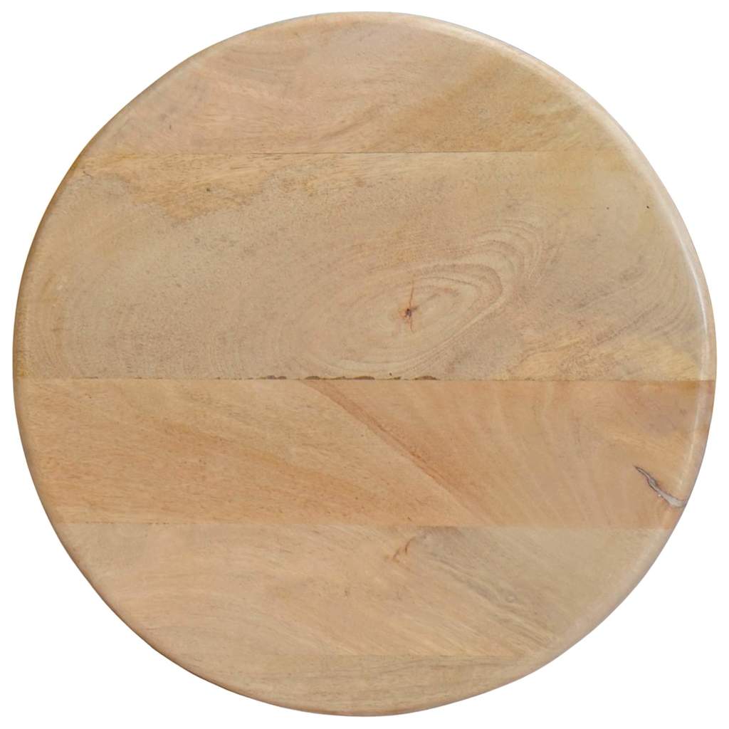vidaXL Nesting Coffee Tables 3 pcs Black Solid Mango Wood