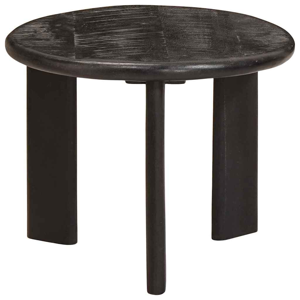 vidaXL Nesting Coffee Tables 3 pcs White Solid Mango Wood