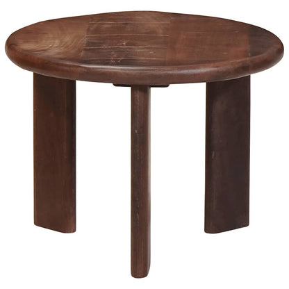 vidaXL Nesting Coffee Tables 3 pcs Dark Brown Solid Mango Wood