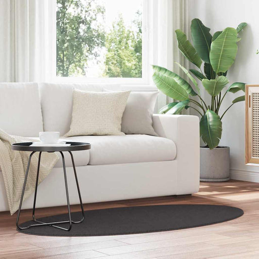 vidaXL Carpet HUARTE Anthracite 80 x 150 cm 100% Polyester