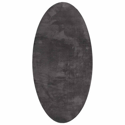 vidaXL Carpet HUARTE Anthracite 80 x 150 cm 100% Polyester