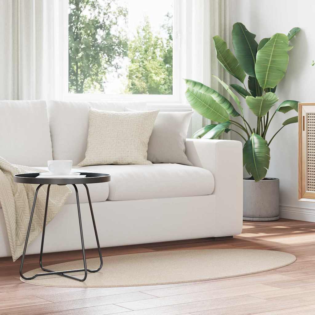 vidaXL Carpet HUARTE Beige 80 x 150 cm 100% Polyester