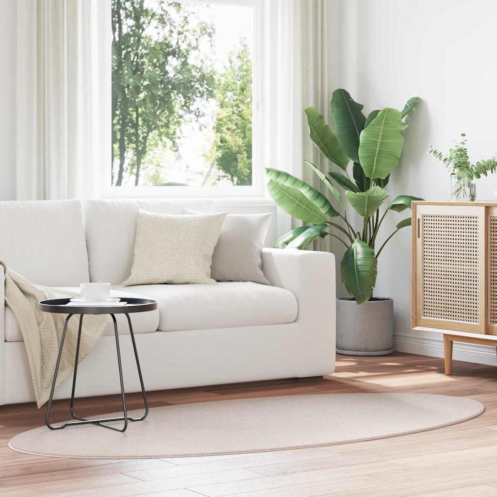 vidaXL Carpet HUARTE Sand 100 x 200 cm 100% Polyester