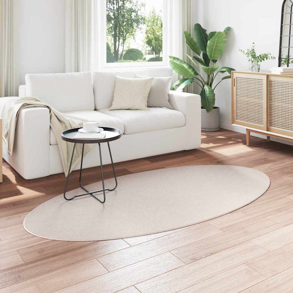 vidaXL Carpet HUARTE Sand 100 x 200 cm 100% Polyester