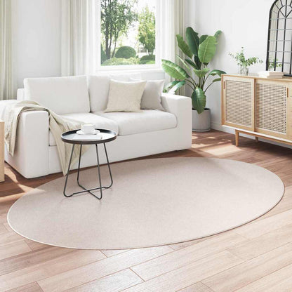 vidaXL Area Rugs Oval HUARTE Sand 160 x 230 cm 100% Polyester