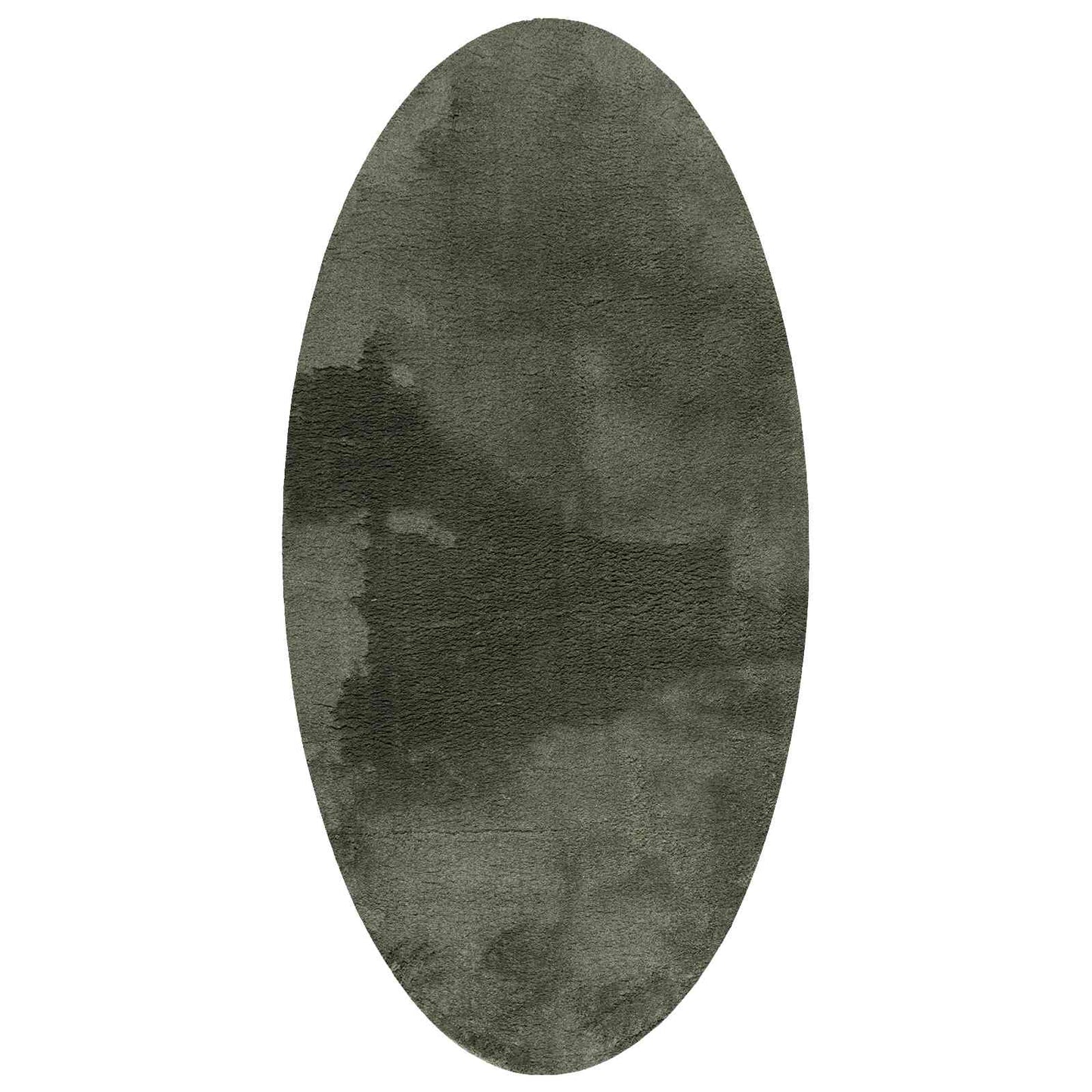vidaXL Area Rugs Oval HUARTE Forest Green 100 x 200 cm 100% Polyester