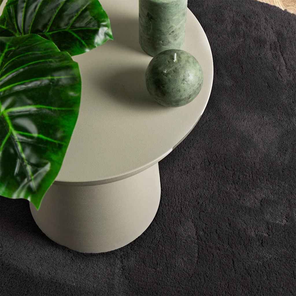 vidaXL Carpet HUARTE Black 100 x 200 cm 100% Polyester