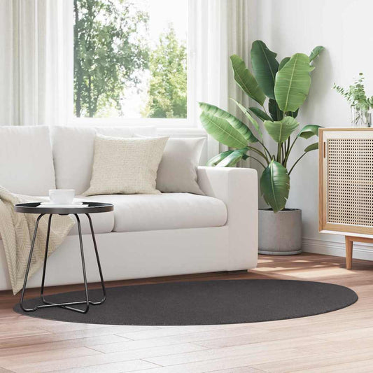 vidaXL Area Rugs HUARTE Anthracite 120 x 170 cm Polyester