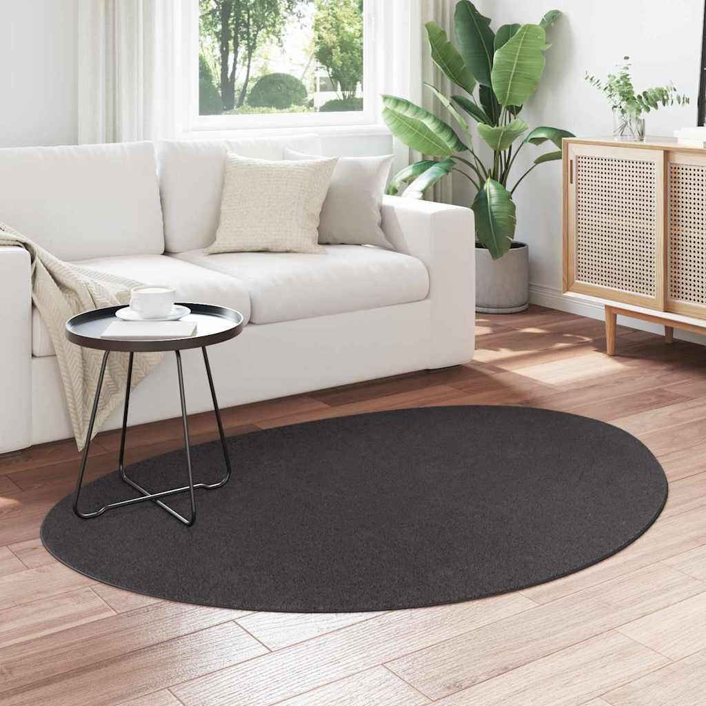 vidaXL Area Rugs HUARTE Anthracite 120 x 170 cm Polyester