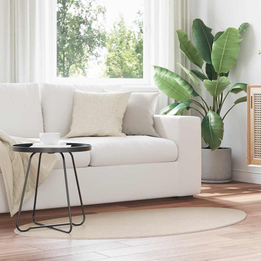 vidaXL Area Rugs HUARTE Beige 80 x 150 cm Polyester