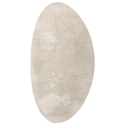 vidaXL Area Rugs HUARTE Beige 80 x 150 cm Polyester