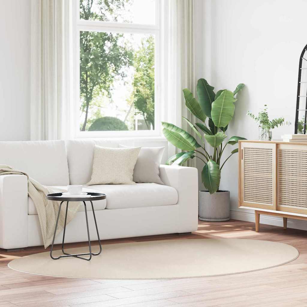 vidaXL Area Rugs HUARTE Beige 160 x 230 cm Polyester